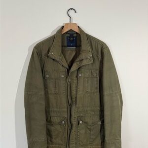 Nautica Men's Military Field Jacket in Olive